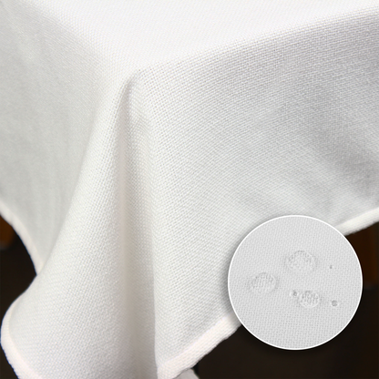 Homeart Velora White Tablecloths – Stylish, Durable & Easy-Care