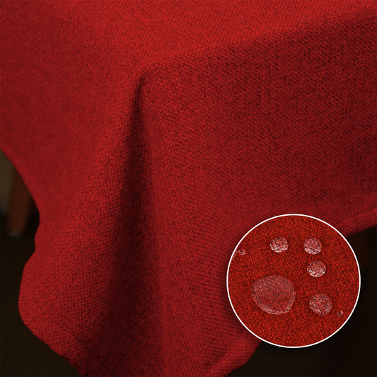 Homeart Velora Red Tablecloths – Stylish, Durable & Easy-Care