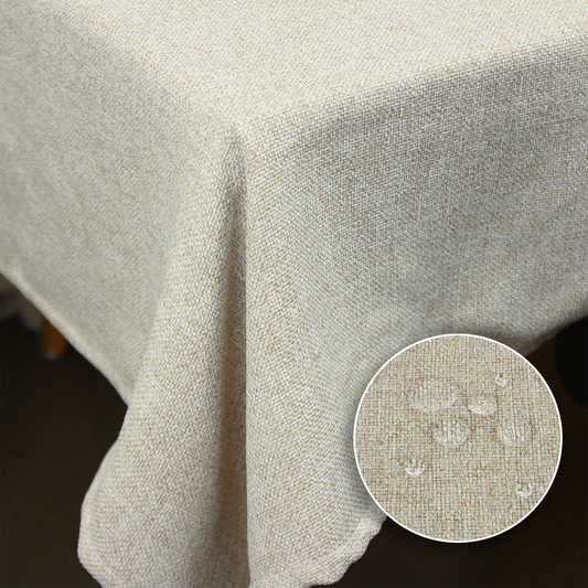 Homeart Velora Beige Tablecloths – Stylish, Durable & Easy-Care