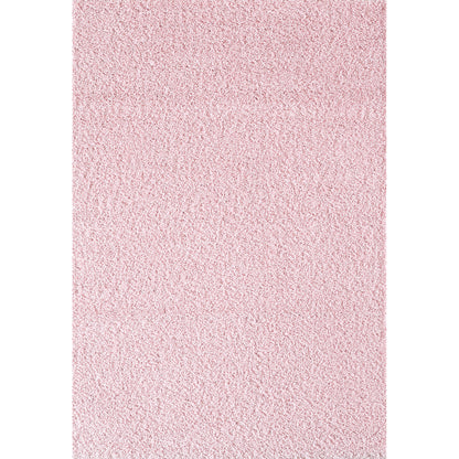 Shaggy Rug Plain Pink Rose