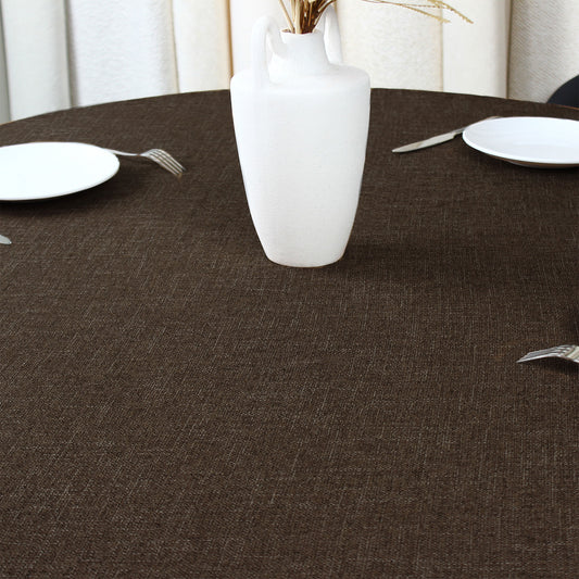Homeart Velora Dark Brown Tablecloths – Stylish, Durable & Easy-Care