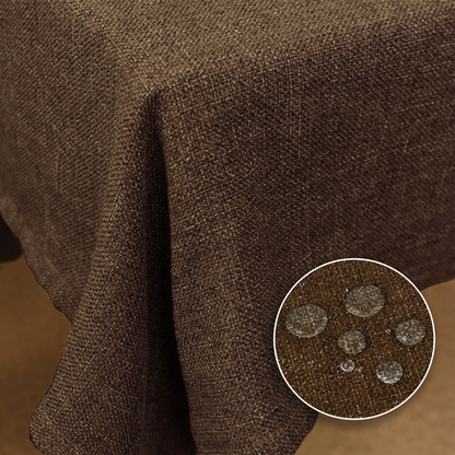 Homeart Velora Dark Brown Tablecloths – Stylish, Durable & Easy-Care