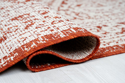 Outdoor Rugs Vintage Medallion Terra / Cream