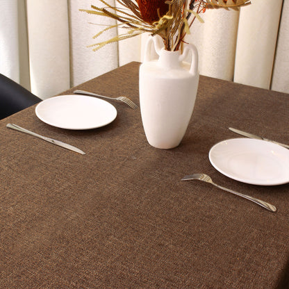 Homeart Velora Light Brown Tablecloths – Stylish, Durable & Easy-Care