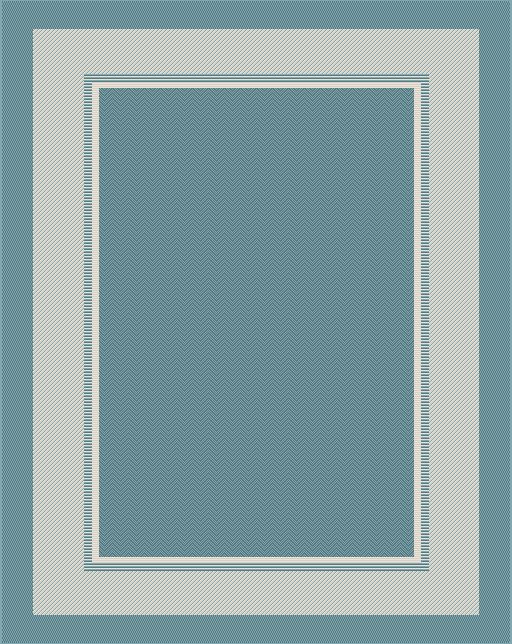 Outdoor Rugs Rectangular Collection Aqua Cream