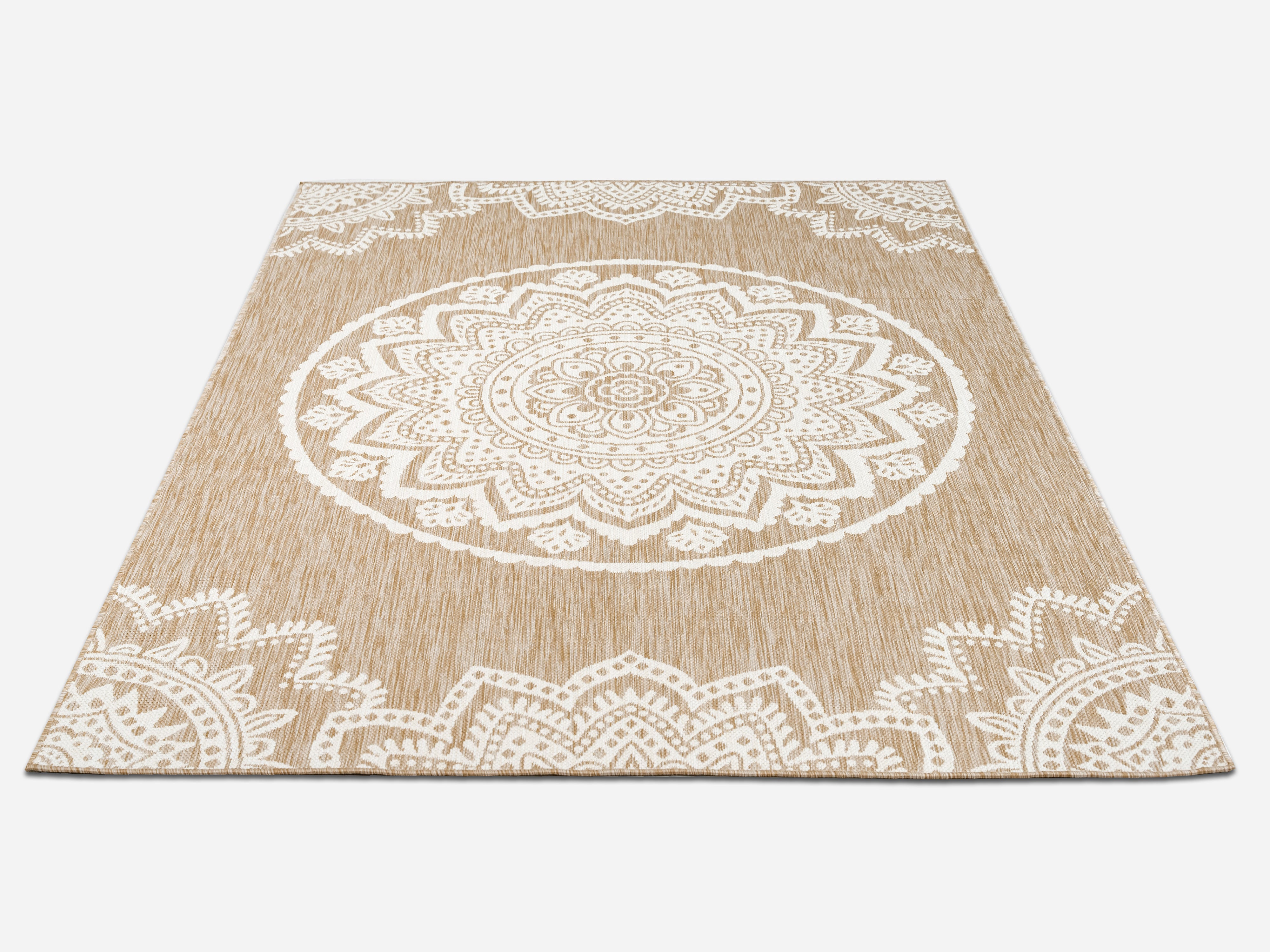 Outdoor Rugs Mandala -Natural / Cream