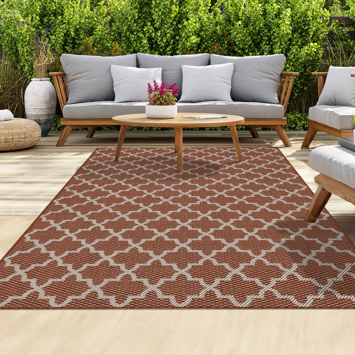 Outdoor Rugs Classic Collection Terra Cream