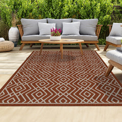 Outdoor Rugs Diamond Collection Terra Cream