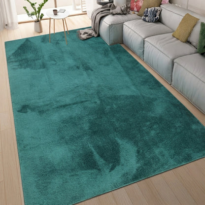 Anti-Slip Backing, Shaggy Rugs Green