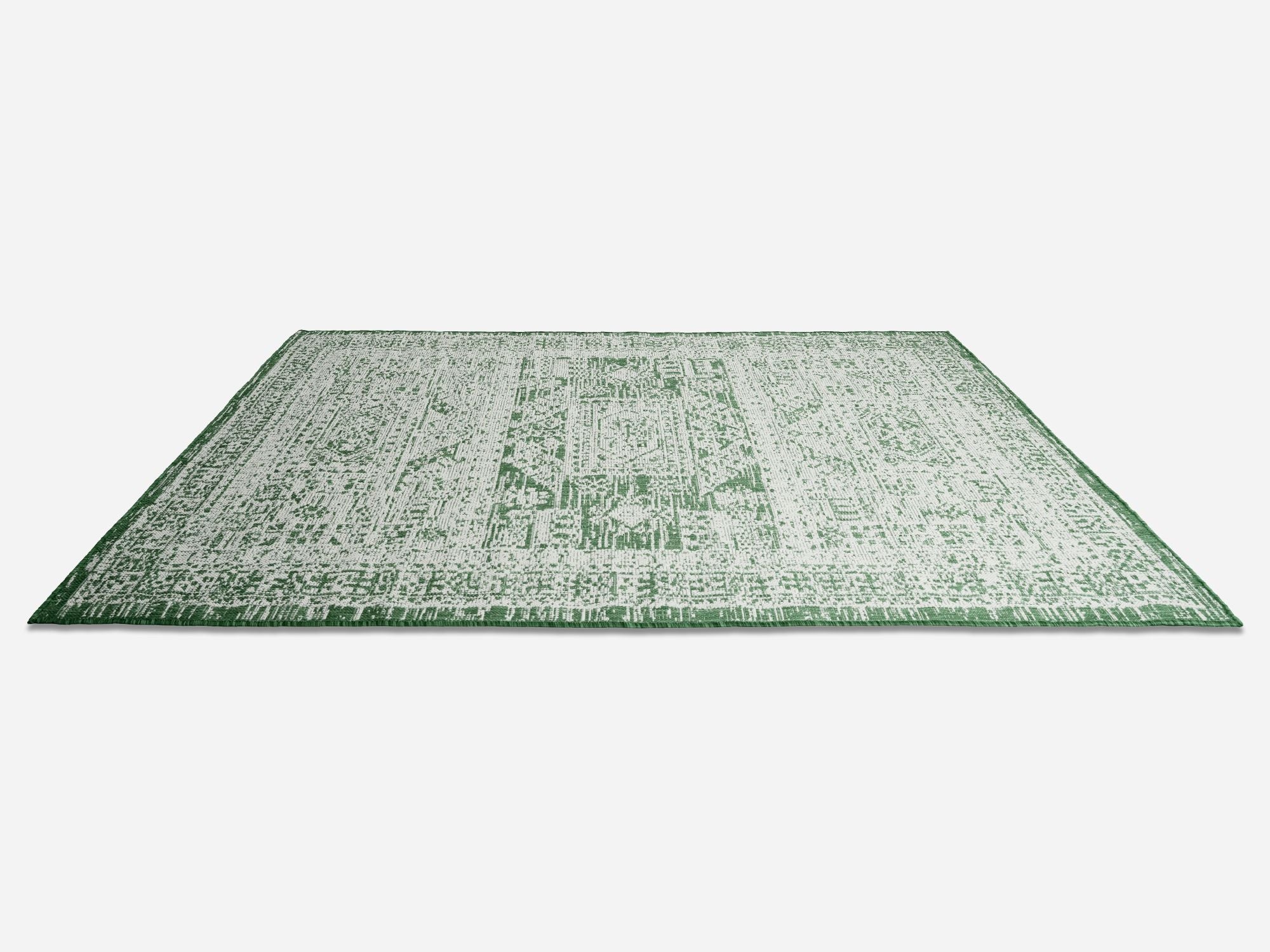 Outdoor Rugs Vintage Medallion - Green / Cream