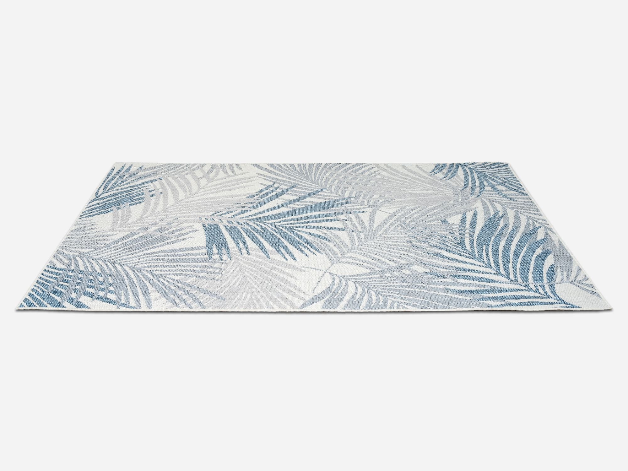 Outdoor Rugs Palm - Blue/ Grey