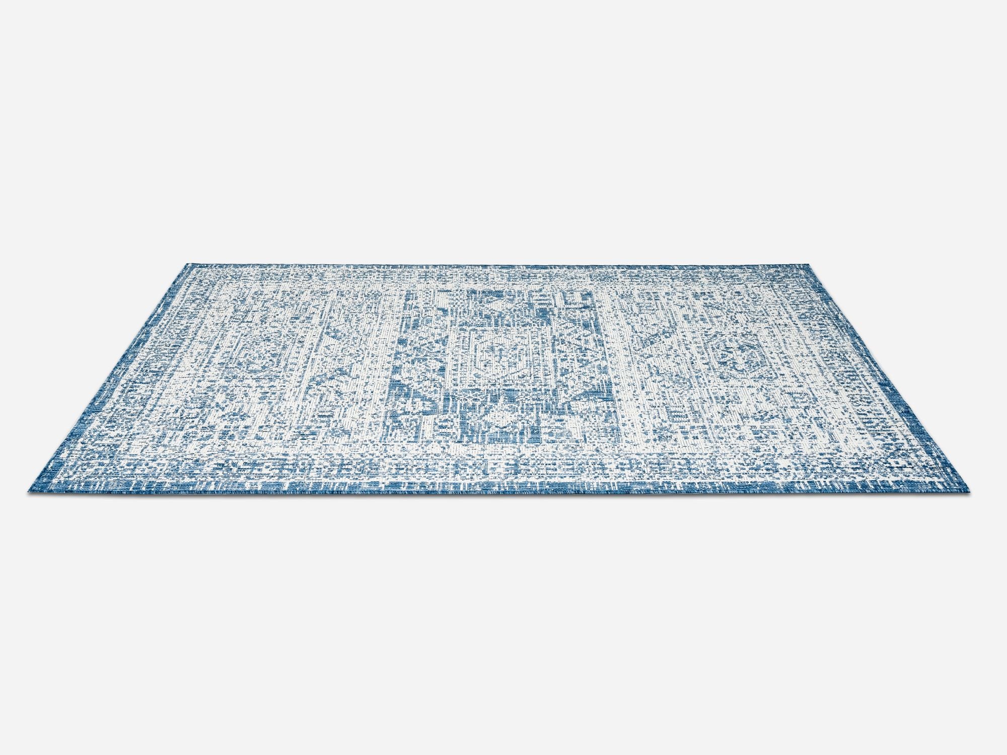 Outdoor Rugs Vintage Medallion - Blue / Cream