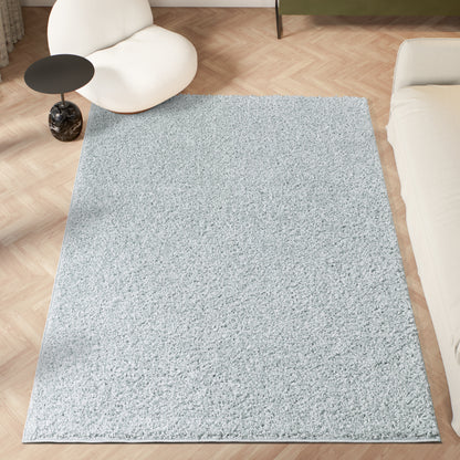 Shaggy Rug Plain Duck Egg Blue