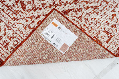 Outdoor Rugs Vintage Medallion Terra / Cream