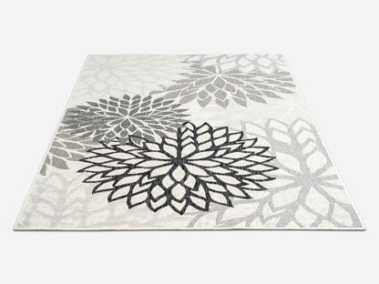 Outdoor Rugs Bellis - Black / Grey