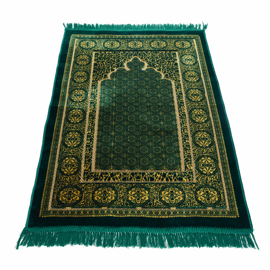 Prayer Mat Medina Dark Green