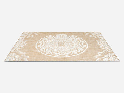 Outdoor Rugs Mandala Natural / Cream