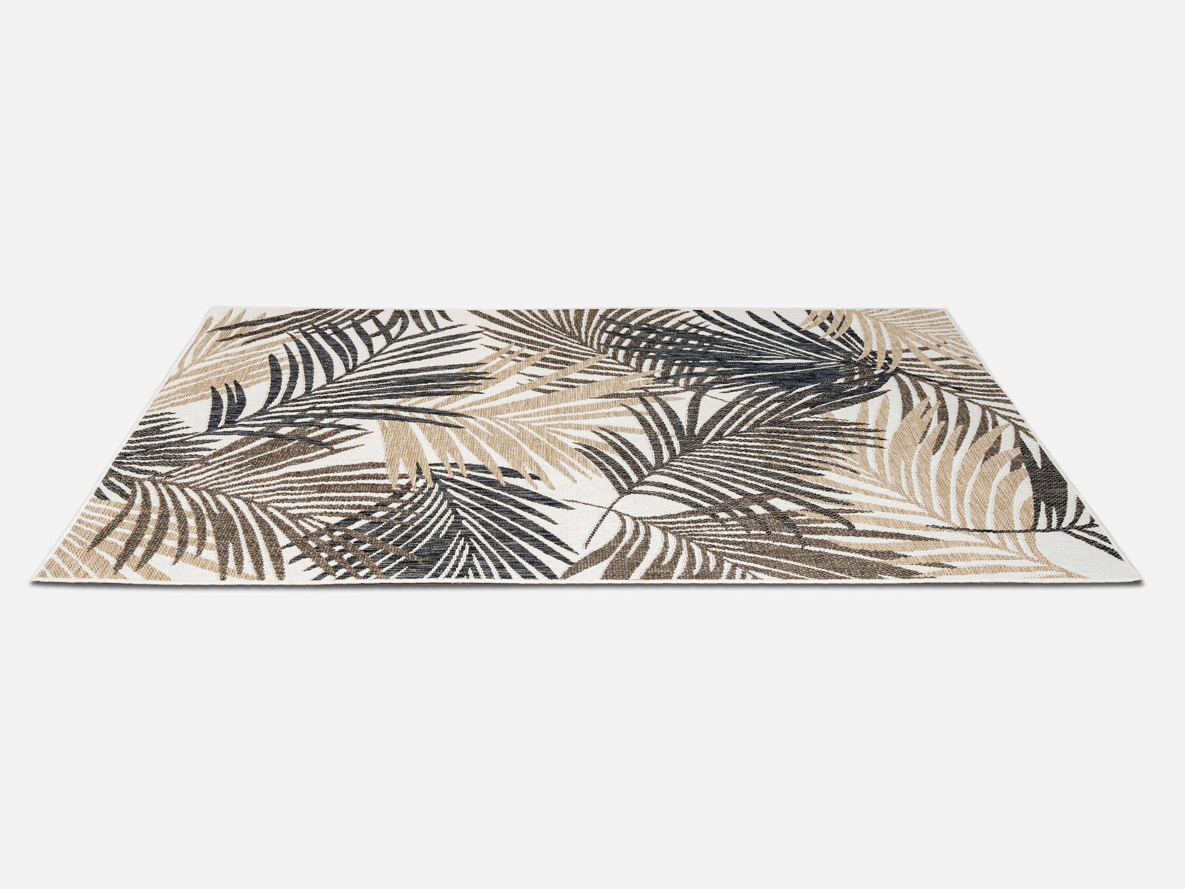 Outdoor Rugs Palm - Black / Beige