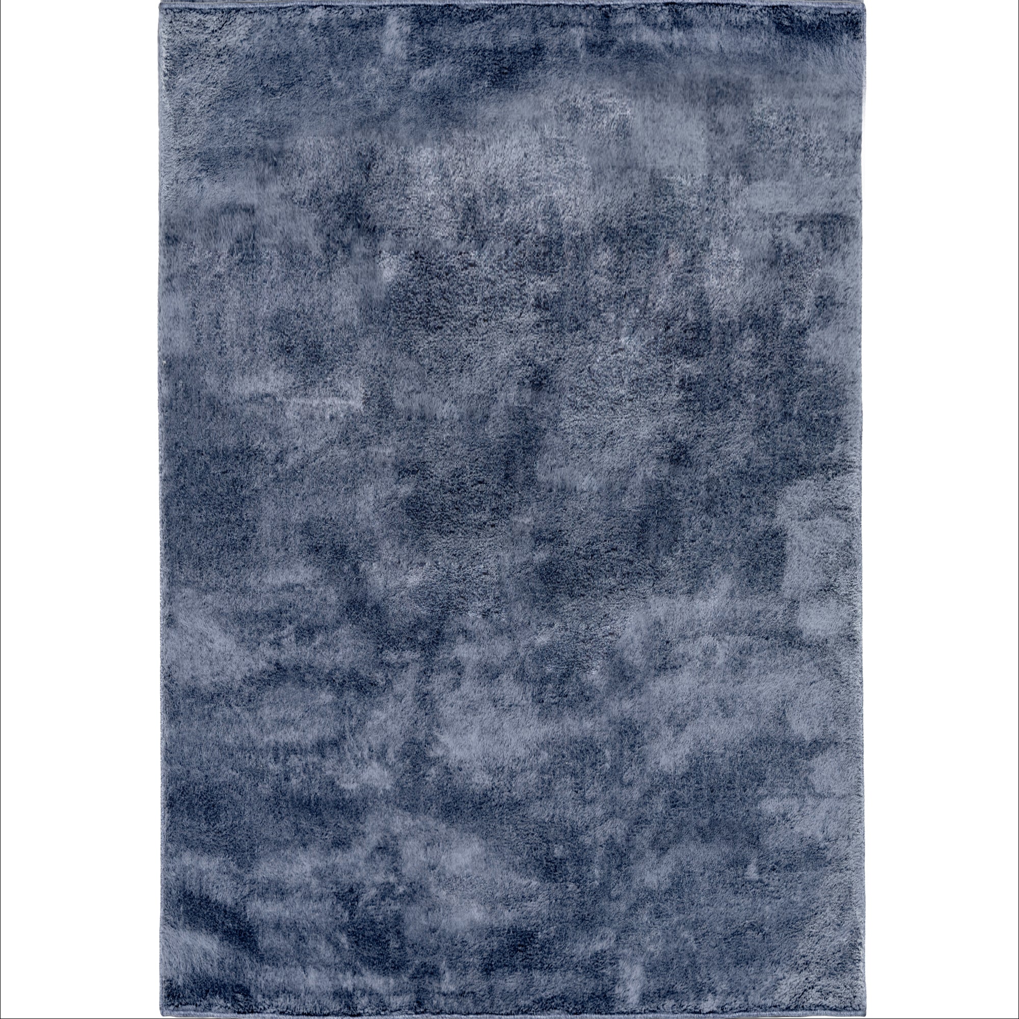 Anti-Slip Backing, Shaggy Rugs Navy