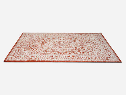Outdoor Rugs Vintage Medallion Terra / Cream