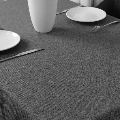 Homeart Velora Dark Grey Tablecloths – Stylish, Durable & Easy-Care