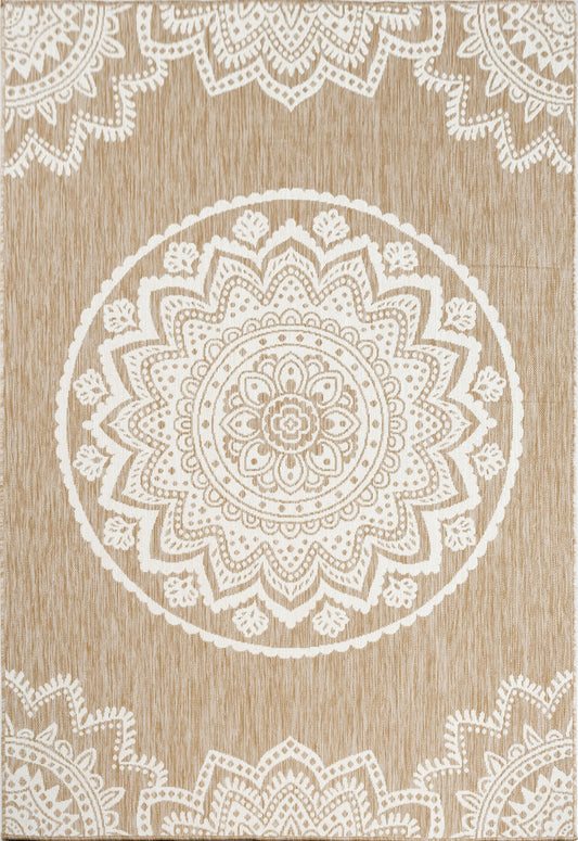 Indoor Rugs Mandala Natural / Cream
