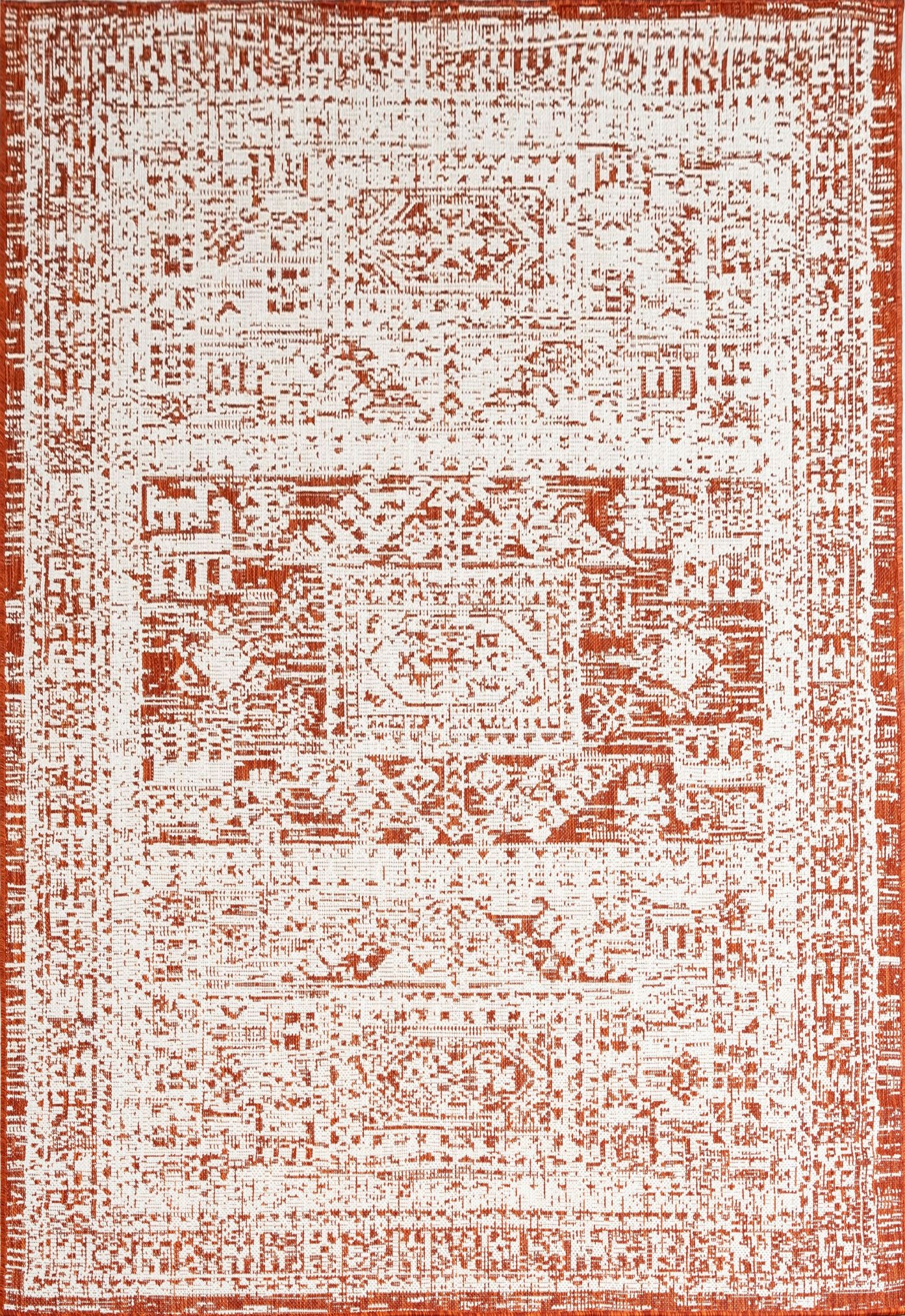 Outdoor Rugs Vintage Medallion - Terra / Cream