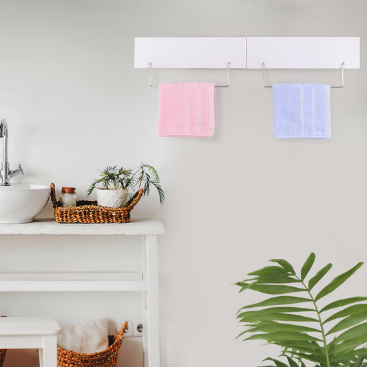 Wall Mounted Drying Rack White 75cm - 95cm - 120cm - Wire