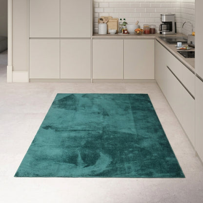 Anti-Slip Backing, Shaggy Rugs Green