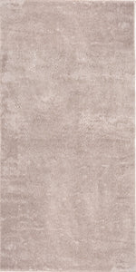 Anti-Slip Backing, Shaggy Rugs Brown