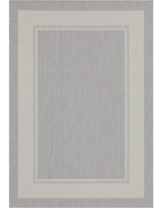 Indoor Rugs Rectangular Collection Grey Cream