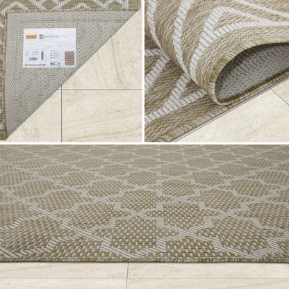 Indoor Rugs Diamond Collection Beige Cream