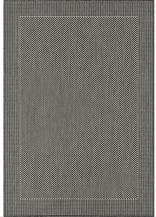 Indoor Rugs Plain Collection Anthracite Cream