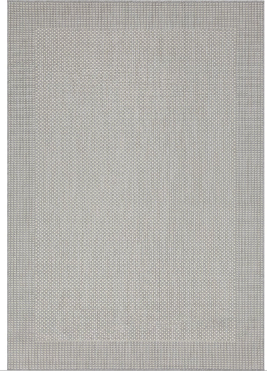 Indoor Rugs Plain Collection Grey Cream