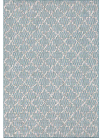 Indoor Rugs Classic Collection Aqua Cream