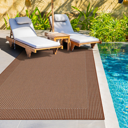 Outdoor Rugs Plain Collection Terra Cream