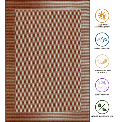 Outdoor Rugs Plain Collection Terra Cream