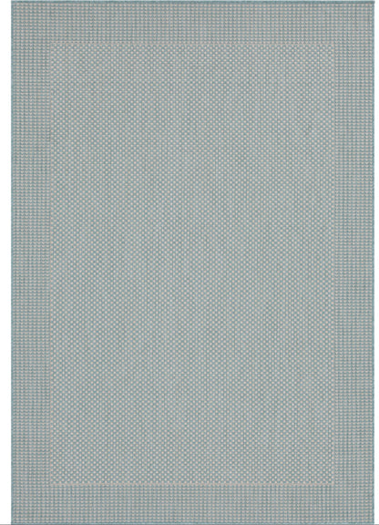 Indoor Rugs Plain Collection Aqua Cream