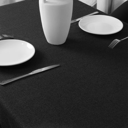 Homeart Velora Black Tablecloths – Stylish, Durable & Easy-Care