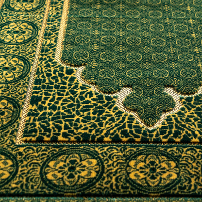 Prayer Mat Medina Dark Green