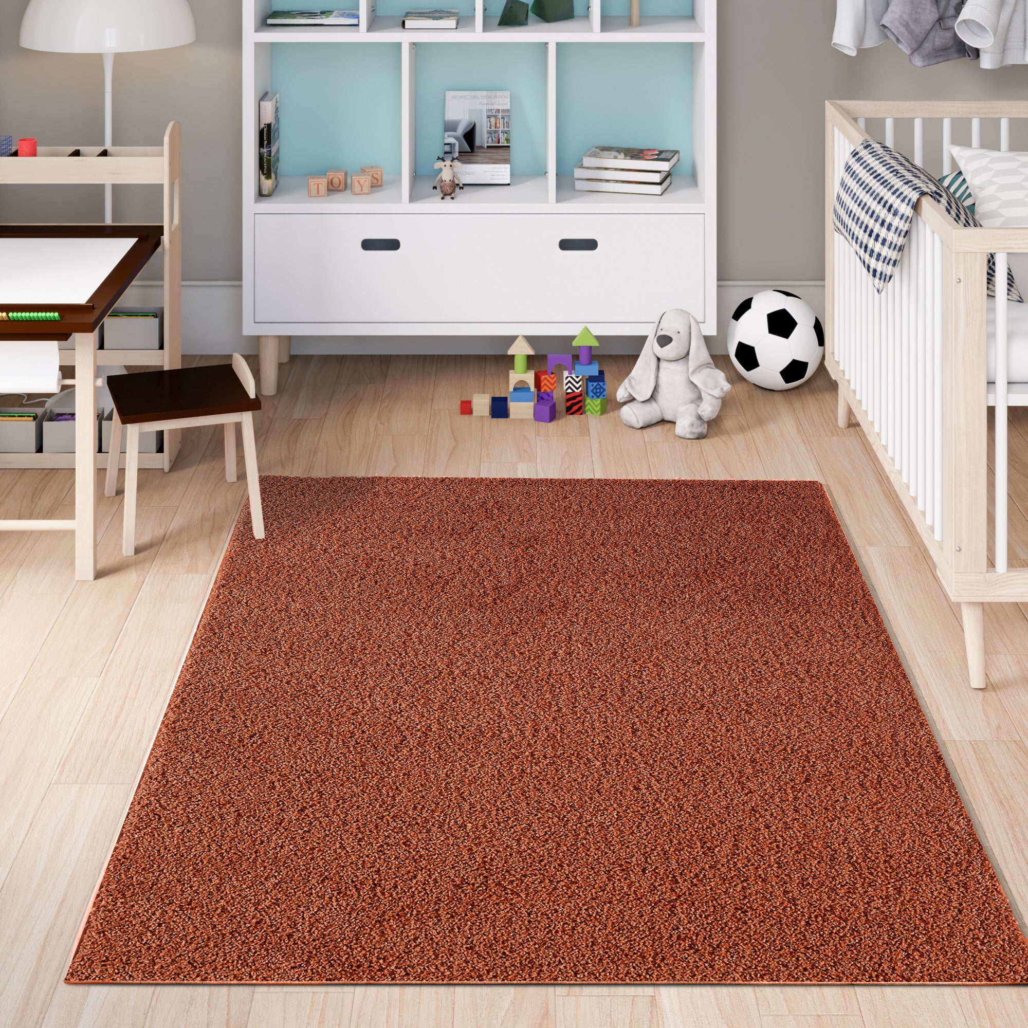 homeart Area Rug - Super Soft Shaggy Rugs For The Living Rooms, Bedrooms And Kitchen - Modern, Easy To Clean Carpet  - Terra