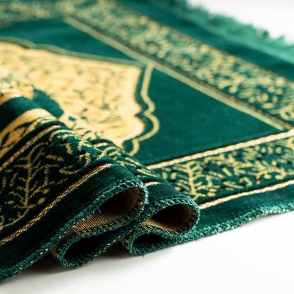 Prayer Mat Mecca Dark Green