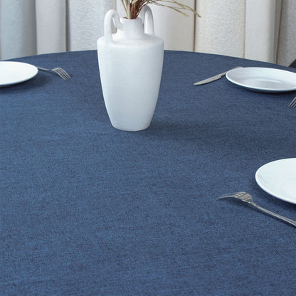 Homeart Velora Navy Tablecloths – Stylish, Durable & Easy-Care