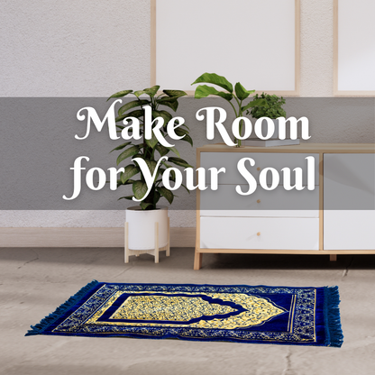 Prayer Mat Mecca Navy