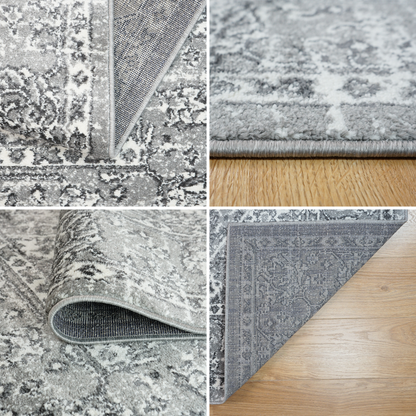 Berkeley Traditional Rug | Medium Grey & Super Soft 60*110