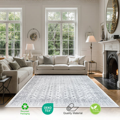 Berkeley Traditional Rug | Weave Grey & Super Soft