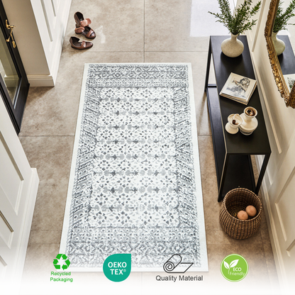 Berkeley Traditional Rug | Weave Grey & Super Soft 60*110