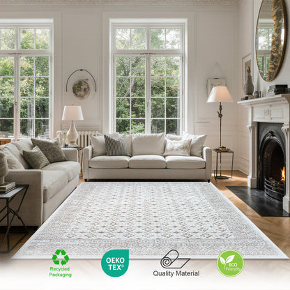 Berkeley Traditional Rug | Weave Beige & Super Soft