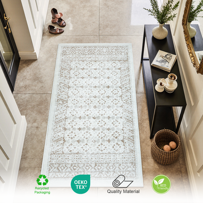 Berkeley Traditional Rug | Weave Beige & Super Soft 60*110