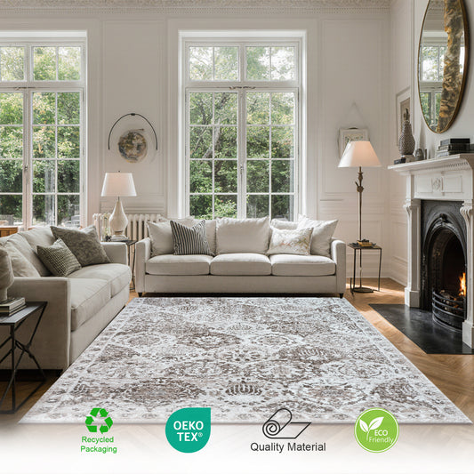 Hampton Transitional Rug | Morc Brown & Super Soft